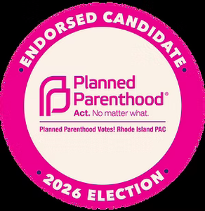 Planned Parenthood Votes! Rhode Island 2026 endorsed-candidate badge