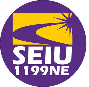 SEIU 1199 New England endorsement badge
